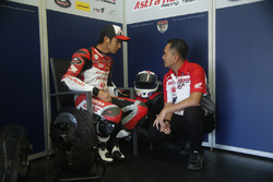 Andi Gilang dan Anggono Iriawan, Senior Manager Safety Riding & Motor Sport PT Astra Honda Motor