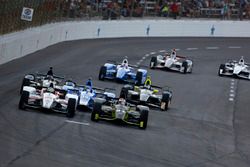 Tristan Vautier, Dale Coyne Racing Honda, Charlie Kimball, Chip Ganassi Racing Honda