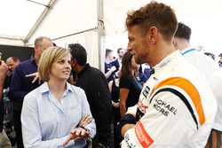 Former racer Susie Wolff talks, Jenson Button, McLaren