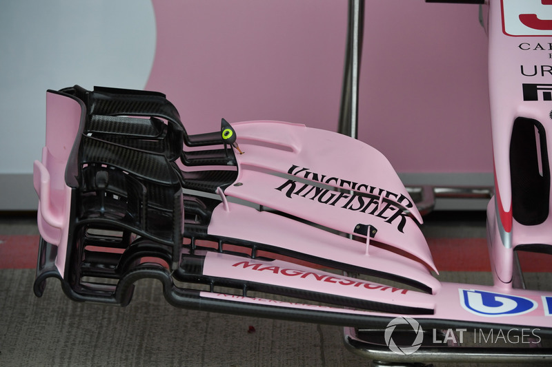 Sahara Force India VJM10 front wing detail