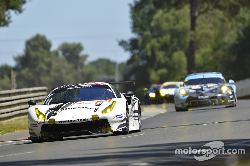 Третье место GTE Am: Scuderia Corsa Ferrari 488 GTE №62
