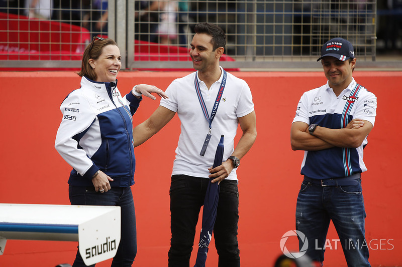 Claire Williams, Antonio Pizzonia, Felipe Massa, Williams