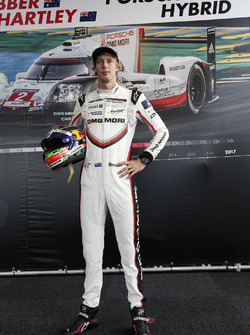 Brendon Hartley, at the Legends Parade