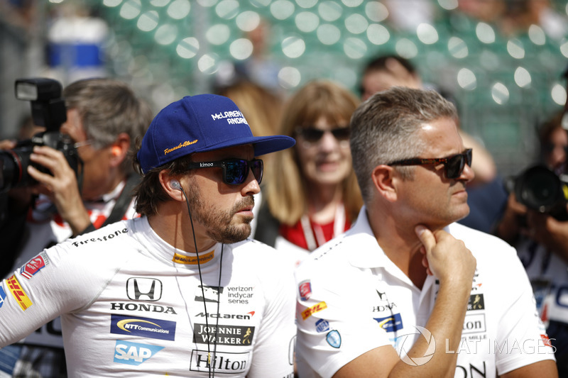 Fernando Alonso, Andretti Autosport Honda, Gil de Ferran