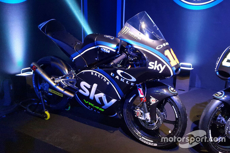 The Moto3 bike of Andrea Migno