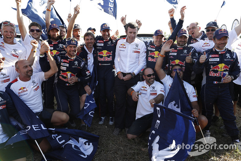 Stéphane Peterhansel, Jean-Paul Cottret, Sébastien Loeb, Daniel Elena, Cyril Despres, David Castera, Bruno Famin, Peugeot Sport