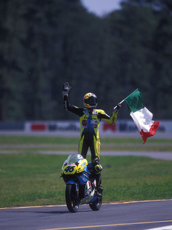 Valentino Rossi, Aprilia, vainqueur de la course