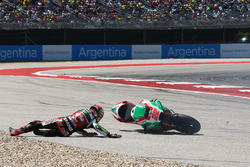 Chute de Sam Lowes, Aprilia Racing Team Gresini