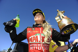 Top Fuel winner Leah Pritchett