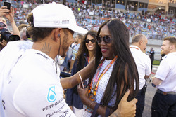 Naomi Campbell, Lewis Hamilton, Mercedes AMG