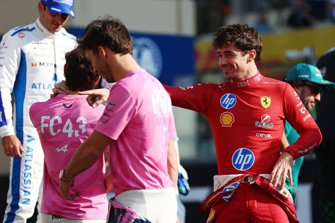 Charles Leclerc, Ferrari, Pierre Gasly, Alpine, Franco Colapinto, Alpine