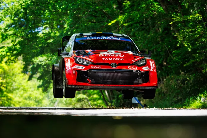 Oliver Solberg, Elliott Edmondson, Toyota Gazoo Racing WRT Toyota GR Yaris Rally1