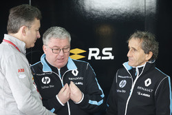 Alejandro Agag, CEO de Fórmula E con Alain Prost, gerente del equipo Renault e.Dams