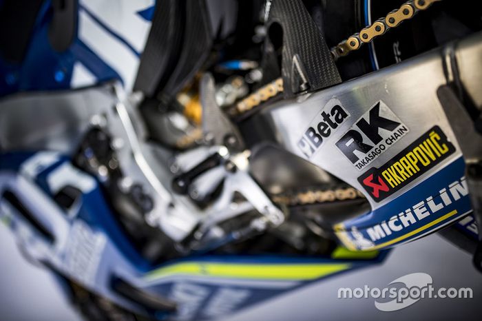Detalle de la Suzuki GSX-RR 2018, Team Suzuki MotoGP