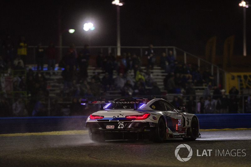 #25 BMW Team RLL BMW M8, GTLM: Bill Auberlen, Alexander Sims, Philipp Eng, Connor de Phillippi rain