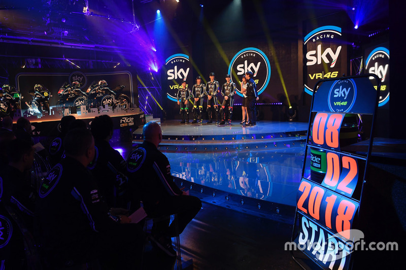 Peluncuran skuat Sky Racing Team VR46 musim 2018