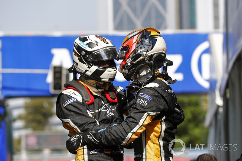 Jean-Eric Vergne, Techeetah felicita a su compañero Andre Lotterer, Techeetah