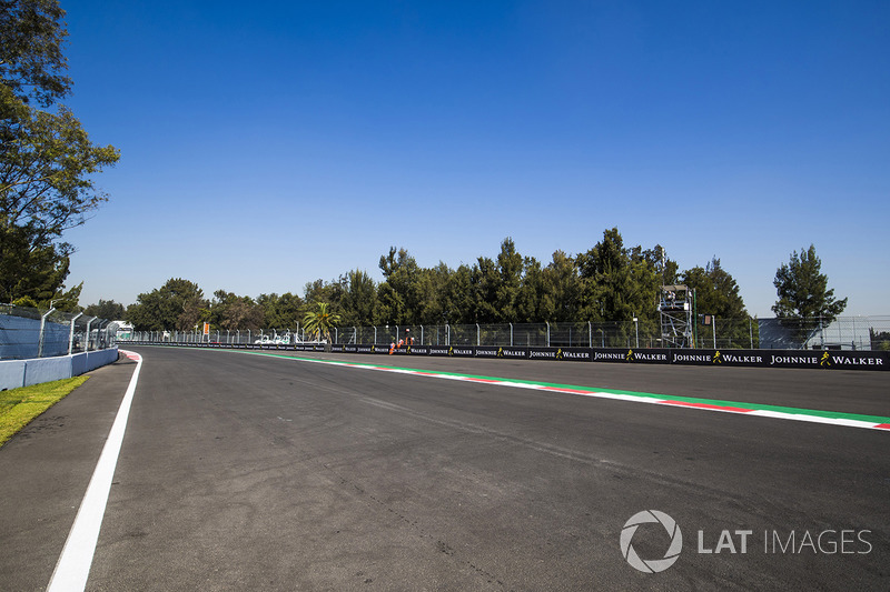 Detalle del circuito del Autódromo Hermanos Rodríguez
