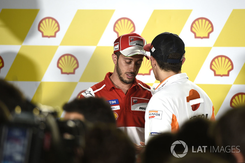 Marc Marquez, Repsol Honda Team, Andrea Dovizioso, Ducati Team