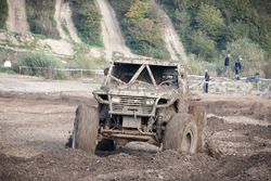 Offroading action