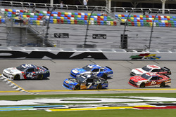 Kyle Larson, Chip Ganassi Racing, Chevrolet Camaro DC Solar, Justin Allgaier, JR Motorsports, Chevrolet Camaro Breyers 2in1 and Matt Tifft, Richard Childress Racing, Chevrolet Camaro KCMG