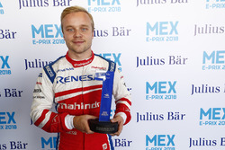 Felix Rosenqvist, Mahindra Racing, on pole position
