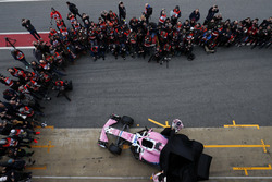 Sergio Perez, Sahara Force India and Esteban Ocon, Sahara Force India F1 unveil the new Sahara Force India VJM11