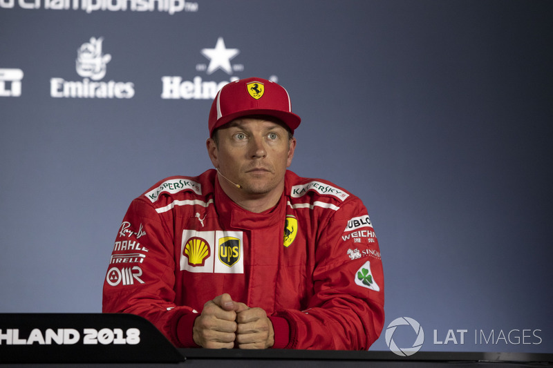 Kimi Raikkonen, Ferrari in Press Conference