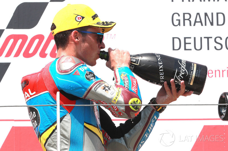 Podio: il secondo classificato Joan Mir, Marc VDS Moto2