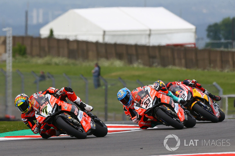 Chaz Davies, Aruba.it Racing-Ducati SBK Team, Marco Melandri, Aruba.it Racing-Ducati SBK Team
