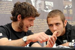 Guy Martin with Valentino Rossi