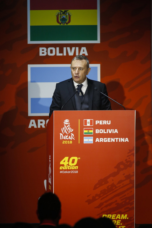 Etienne Lavigne, director de carrera Dakar