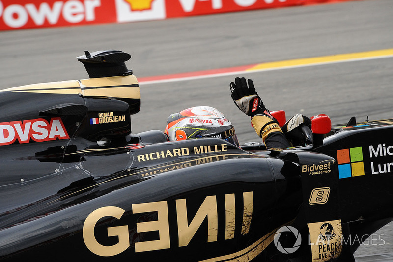 GP de Belgique 2015 (Lotus F1) : 3e