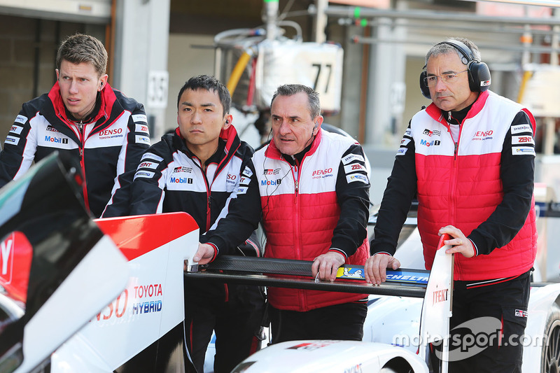 Toyota Gazoo Racing team members