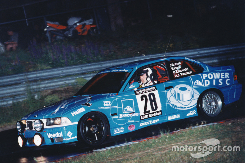 #28 Scheid Motorsport BMW M3 E36: Johannes Scheid, Sabine Reck, Hans-Jürgen Tiemann, Peter Zakowski