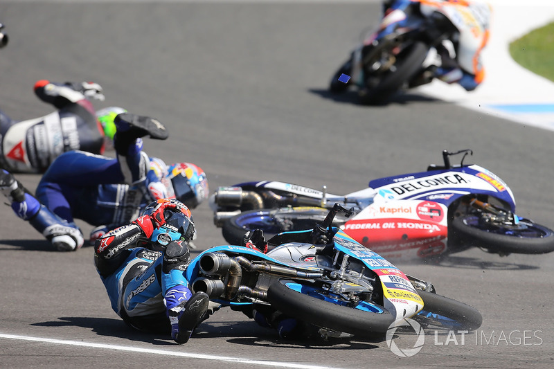 Aron Canet, Estrella Galicia 0,0, crash