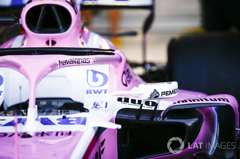 Havaianas sponsorship on the Force India