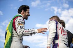 Lucas di Grassi, Audi Sport ABT Schaeffler, Sam Bird, DS Virgin Racing, celebrate on the podium