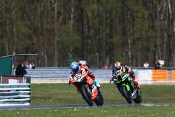 Marco Melandri, Aruba.it Racing-Ducati SBK Team, Tom Sykes, Kawasaki Racing