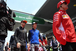 Стоффель Вандорн, McLaren, и Брендон Хартли, Scuderia Toro Rosso
