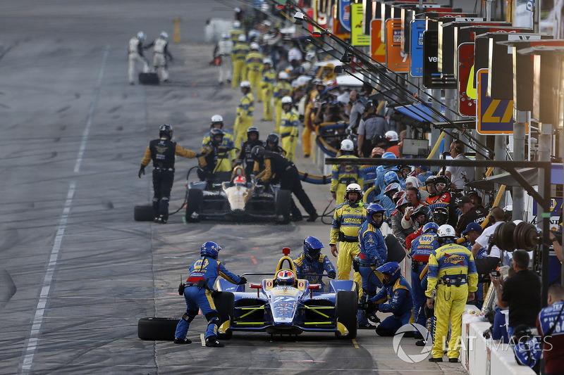 Alexander Rossi, Andretti Autosport Honda pit stop