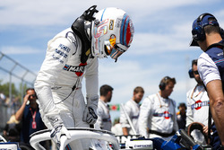 Lance Stroll, Williams Racing, on the grid