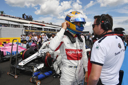 Marcus Ericsson, Sauber, sur la grille