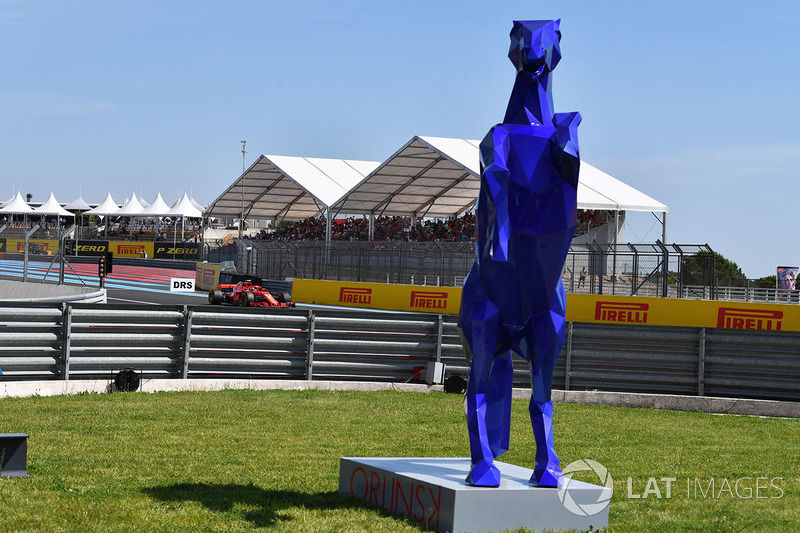 Pit lane sculpture