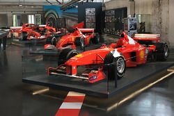 Michael Schumacher F1 cars collection on display