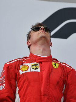 Kimi Raikkonen, Ferrari sur le podium