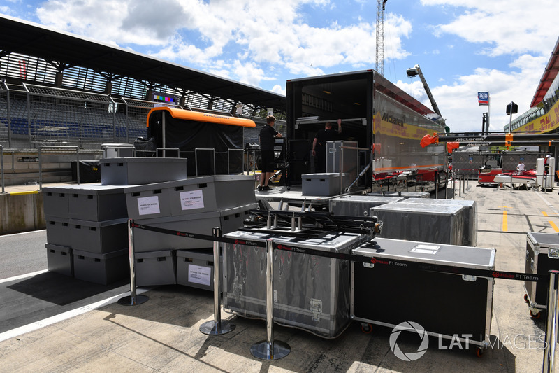 Casse in pit lane