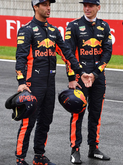 Daniel Ricciardo, Red Bull Racing et Max Verstappen, Red Bull Racing
