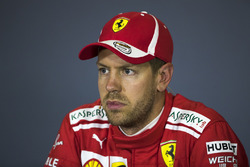 Sebastian Vettel, Ferrari in the Press Conference