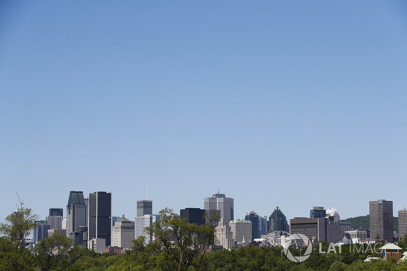La ligne d'horizon de Montréal